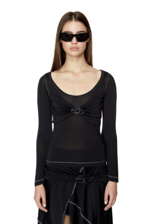 Diesel Top - T-CLAP TANK TOP black Diesel Top - T-CLAP TANK TOP black