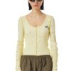 Diesel Top - T-RIBBY-LONG TANK TOP yellow