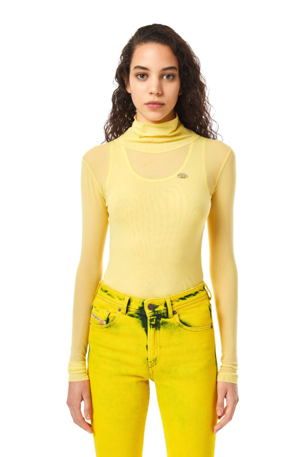 Diesel Turtleneck - T-JURL T-SHIRT yellow Diesel Turtleneck - T-JURL T-SHIRT yellow