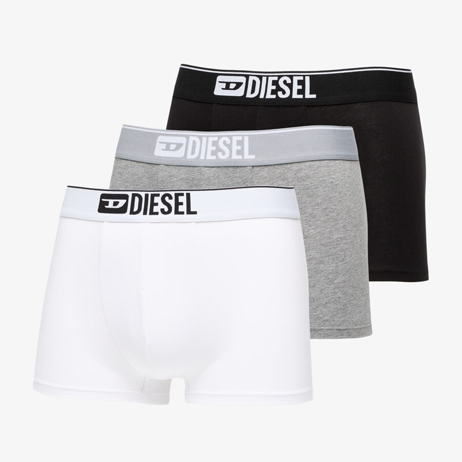 Diesel Umbx-Damienthreepack Boxer-Shorts-Boxer 3-Pack White/ Grey XL-alacsony-ár