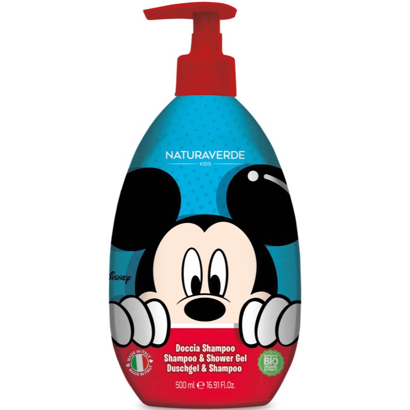 Disney Mickey Shampoo & Shower Gel sampon és tusfürdő gél 2 in 1 gyermekeknek 500 ml-Ár