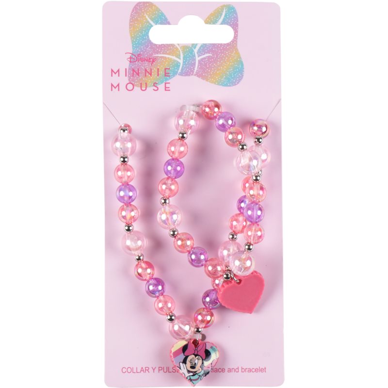 Disney Minnie Necklace and Bracelet szett gyermekeknek 2 db-Ár