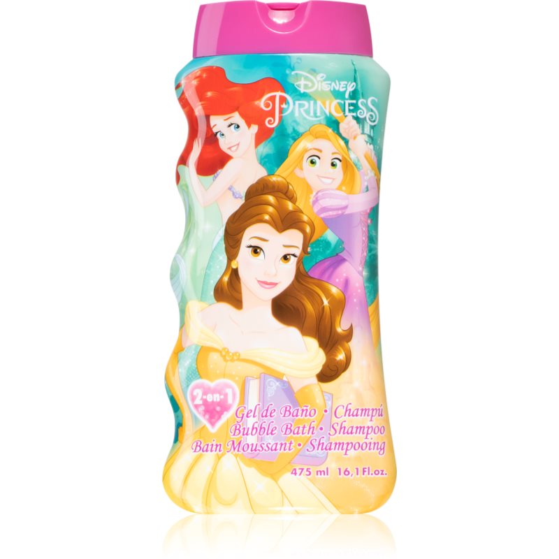 Disney Princess Bubble Bath and Shampoo tusoló- és fürdőgél gyermekeknek 475 ml-Ár