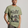 Diverse Men's printed T-shirt WOLF CALI