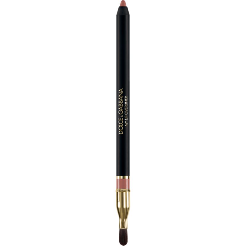 Dolce&Gabbana My Lip Overliner szájceruza ecsettel árnyalat 01 My Honey Nude - Light Peachy Nude 1.2 g-ár