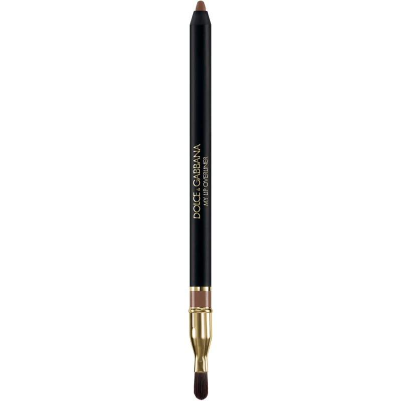 Dolce&Gabbana My Lip Overliner szájceruza ecsettel árnyalat 04 My Caramel Brown - Light Neutral Brown 1.2 g-ár
