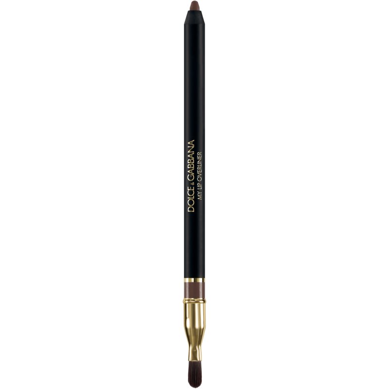 Dolce&Gabbana My Lip Overliner szájceruza ecsettel árnyalat 05 My Chocolate Brown - Rich Neutral Deep Brown 1.2 g-ár