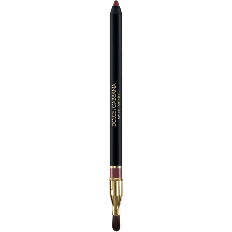 Dolce&Gabbana My Lip Overliner szájceruza ecsettel árnyalat 06 My Rich Plum - Warm Red Toned Purple 1.2 g-ár