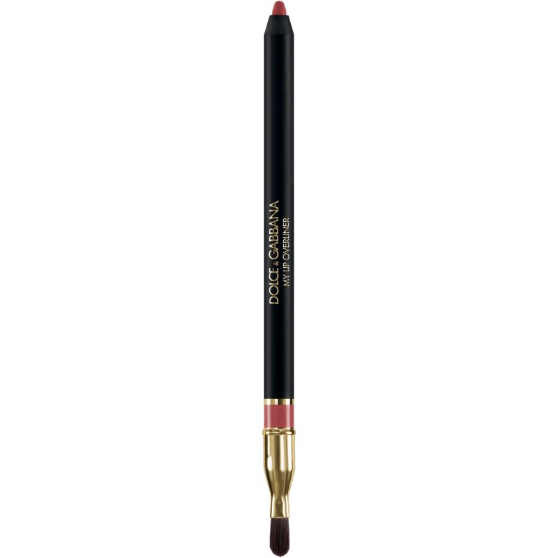 Dolce&Gabbana My Lip Overliner szájceruza ecsettel árnyalat 07 My Crimson Red - Muted Dark Pink Rosy Red 1.2 g-ár