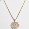 Dollar necklace - gold color