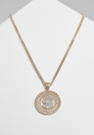 Dollar necklace - gold color