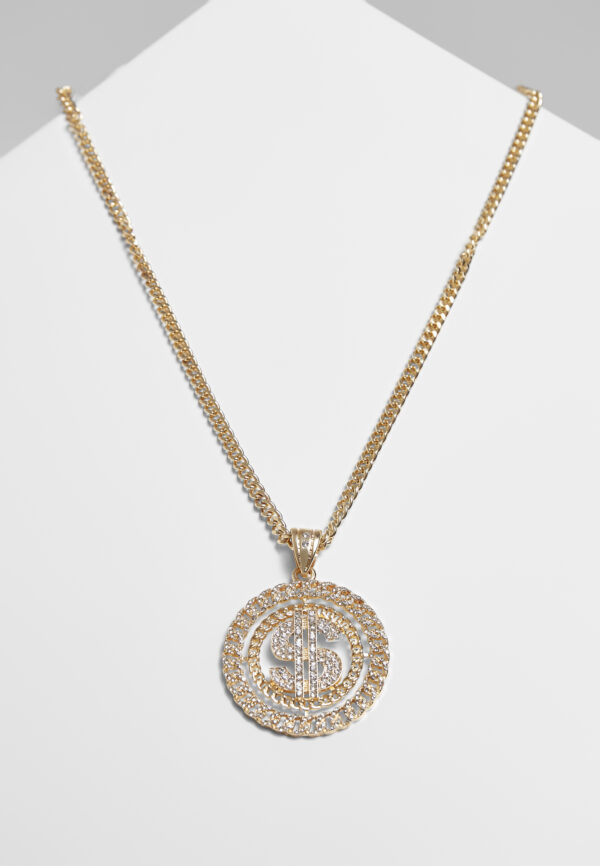 Dollar necklace - gold color