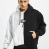 Double Hooded 2 Face Men black