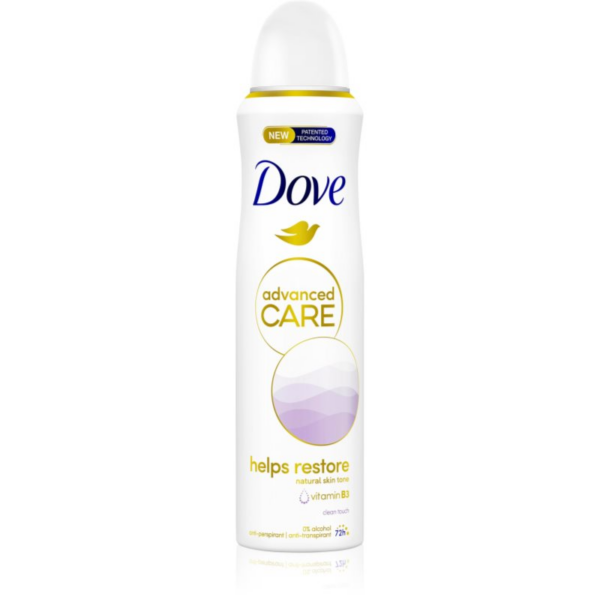 Dove Advanced Care Helps Restore izzadásgátló alkoholmentes Clean Touch 150 ml-Ár
