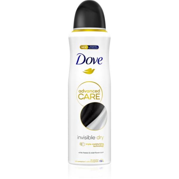 Dove Advanced Care Invisible Dry izzadásgátló spray 72 óra White Freesia & Violet Flower 200 ml-Ár
