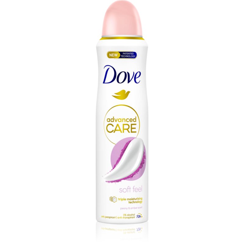 Dove Advanced Care Soft Feel izzadásgátló spray 72 óra Peony & Amber 150 ml-Ár