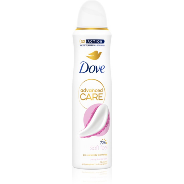 Dove Advanced Care Soft Feel izzadásgátló spray -ben 150 ml