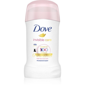 Dove Invisible Care Antiperspirant kemény izzadásgátló fehér foltok ellen alkoholmentes Water Lily & Rose 40 ml-Eredeti