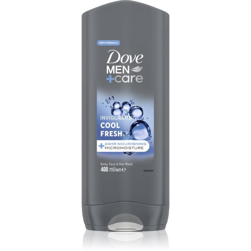 Dove Men+Care Cool Fresh tusfürdő gél testre és arcra 400 ml-Eredeti