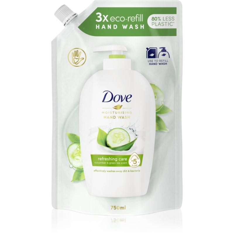 Dove Refreshing Care folyékony szappan utántöltő Cucumber & Green Tea 750 ml-Ár