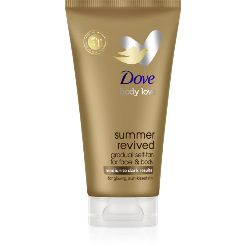 Dove Summer Revived önbarnító tej arcra és testre árnyalat Medium to Dark 75 ml-Ár