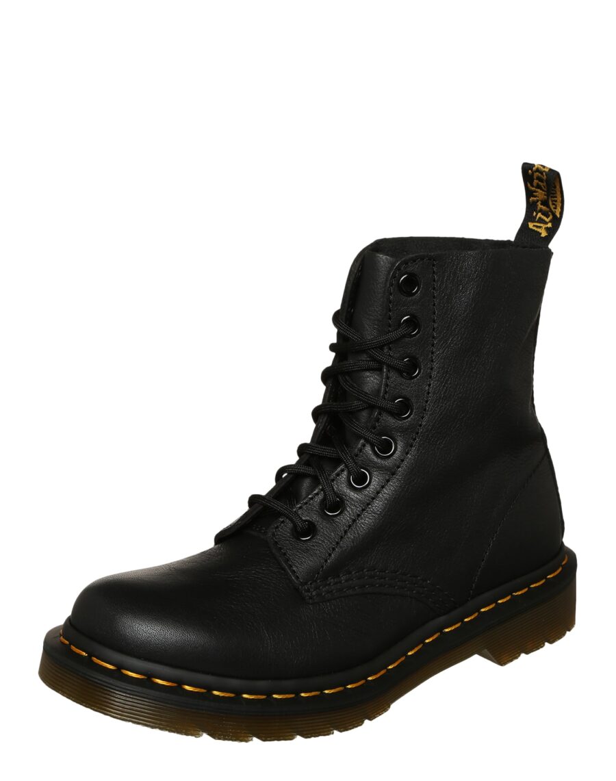 Dr. Martens Fűzős rövid szárú csizmák 'Pascal'  aranysárga / fekete-hu