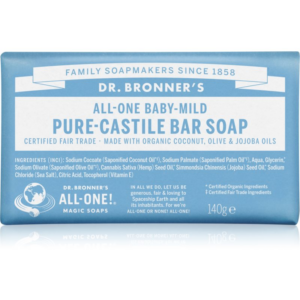 Dr. Bronner’s Baby-Mild Szilárd szappan parfümmentes 140 g-Eredeti