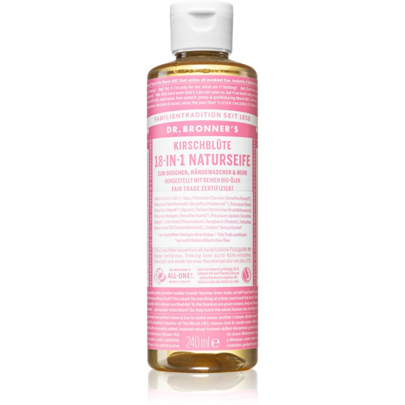 Dr. Bronner’s Cherry Blossom 18-in-1 Liquid Soap folyékony univerzális szappan 240 ml-Ár