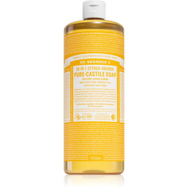 Dr. Bronner’s Citrus & Orange folyékony univerzális szappan 945 ml-Ár