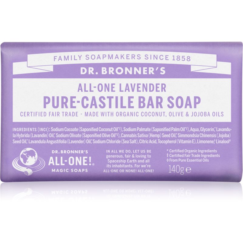 Dr. Bronner’s Lavender Szilárd szappan 140 g-Eredeti