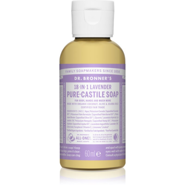 Dr. Bronner’s Lavender folyékony univerzális szappan 60 ml-Eredeti