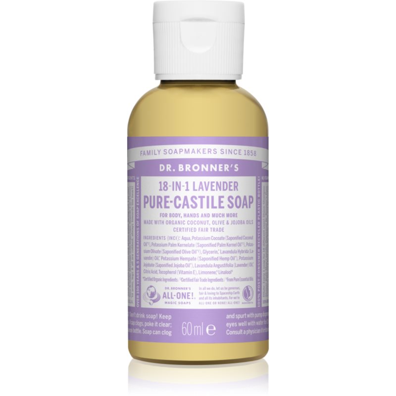 Dr. Bronner’s Lavender folyékony univerzális szappan 60 ml-Eredeti