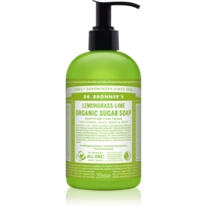 Dr. Bronner’s Lemongrass & Lime folyékony szappan testre és hajra 355 ml-Eredeti
