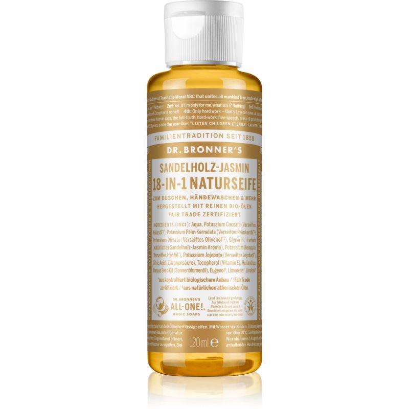 Dr. Bronner’s Sandalwood & Jasmine folyékony univerzális szappan 120 ml-Ár