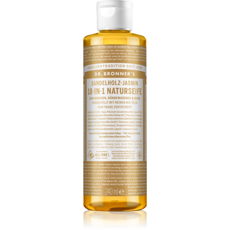 Dr. Bronner’s Sandalwood & Jasmine folyékony univerzális szappan 240 ml-Ár