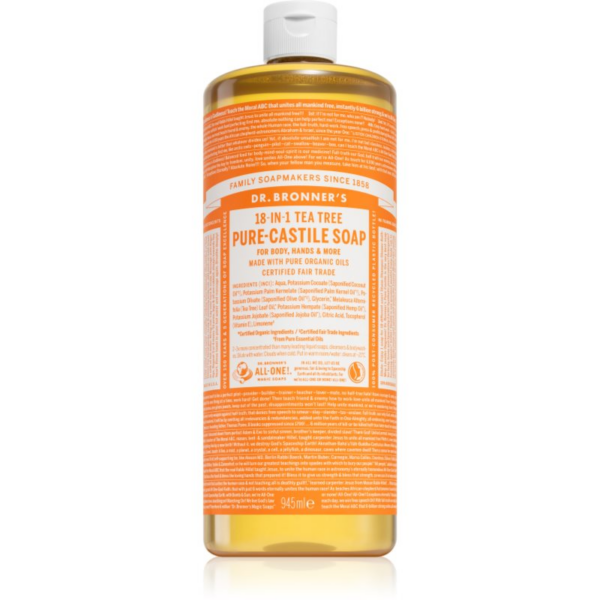 Dr. Bronner’s Tea Tree folyékony univerzális szappan 945 ml-Ár
