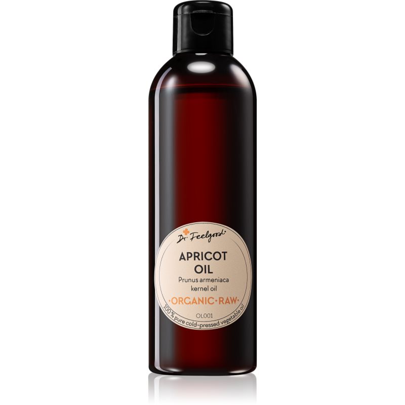 Dr. Feelgood Organic & Raw hidegen sajtolt sárgabarackmag olaj 200 ml-Eredeti