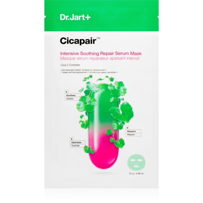 Dr. Jart+ Cicapair™ Intensive Soothing Repair Serum Mask arcmaszk hidratáló és nyugtató hatással 25 g-Ár