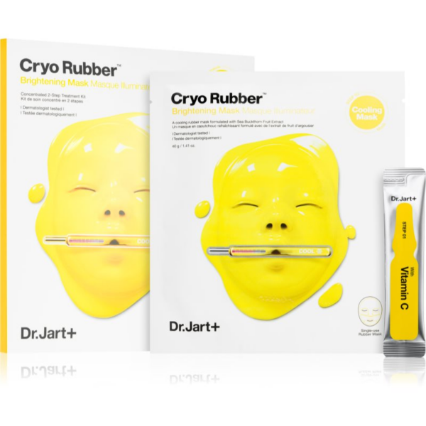 Dr. Jart+ Cryo Rubber™ Brightening Mask arcmaszk az élénk bőrért 40 g