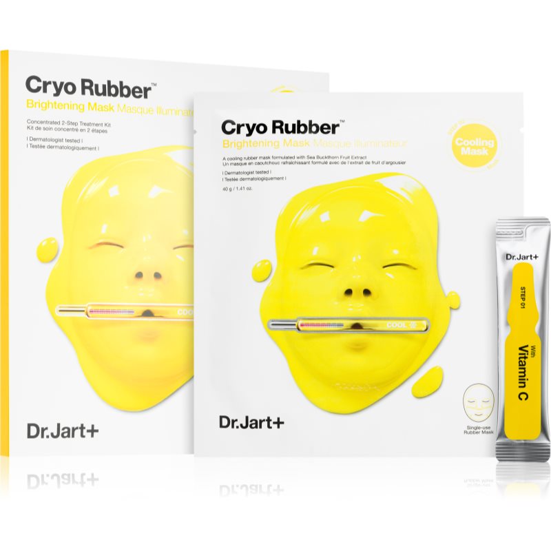 Dr. Jart+ Cryo Rubber™ Brightening Mask arcmaszk az élénk bőrért 40 g