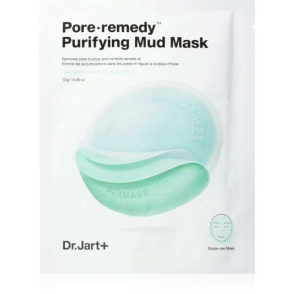 Dr. Jart+ Pore Remedy™ Purifying Mud Mask tisztító iszappakolás a fénylő arcbőr és a kitágult pórusok ellen 13 g-Ár