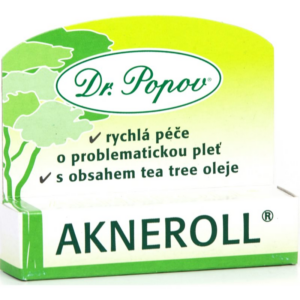 Dr. Popov Akneroll with tea tree helyi ápolás a pattanásos bőr hibáira 6 ml-Ár