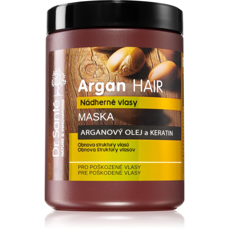 Dr. Santé Argan krémes maszk a károsult hajra 1000 ml-Eredeti