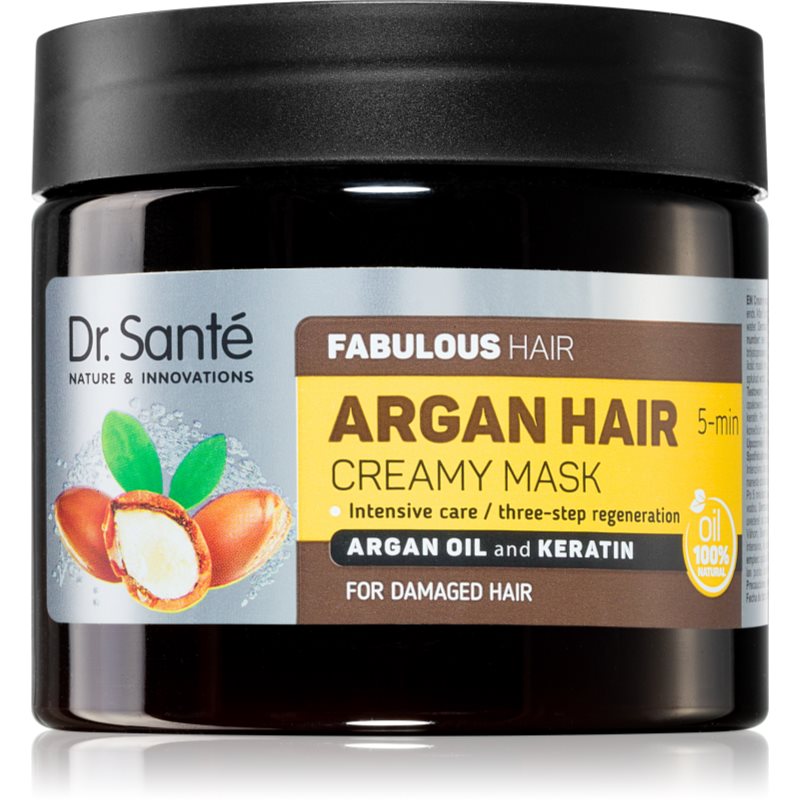 Dr. Santé Argan krémes maszk a károsult hajra 300 ml-Eredeti
