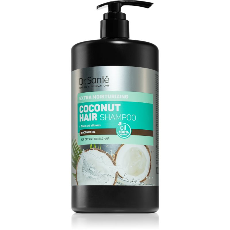 Dr. Santé Coconut kókuszolajat tartalmazó sampon száraz és törékeny hajra 1000 ml-Eredeti