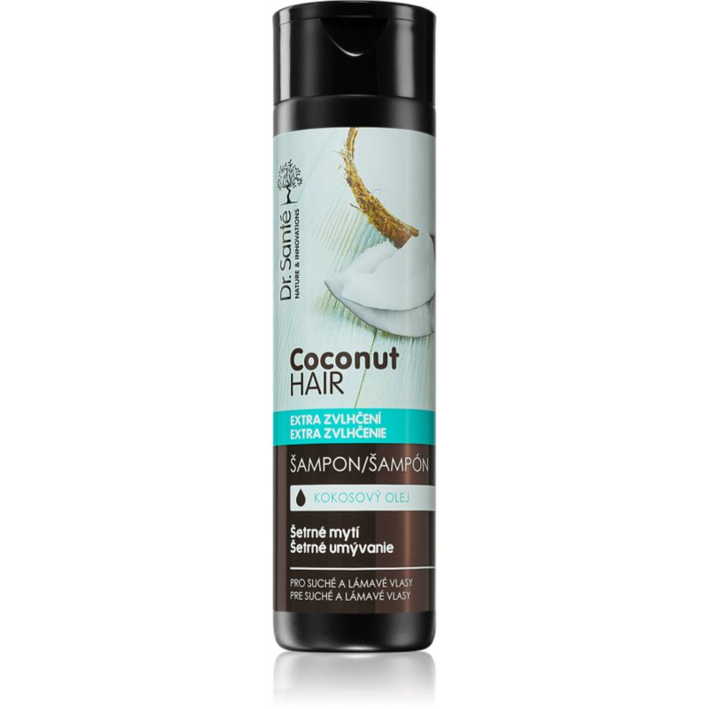 Dr. Santé Coconut kókuszolajat tartalmazó sampon száraz és törékeny hajra 250 ml-Eredeti