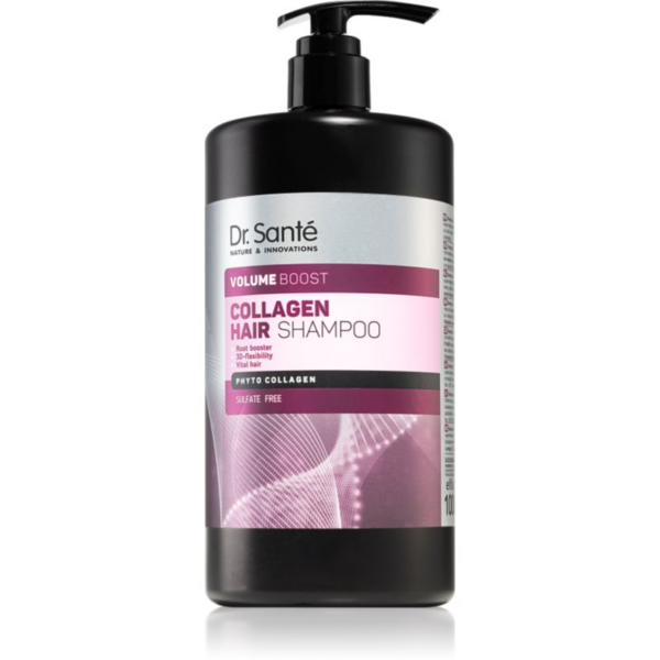 Dr. Santé Collagen erősítő sampon a dús hajért és a hajvégek töredezése ellen 1000 ml-Ár