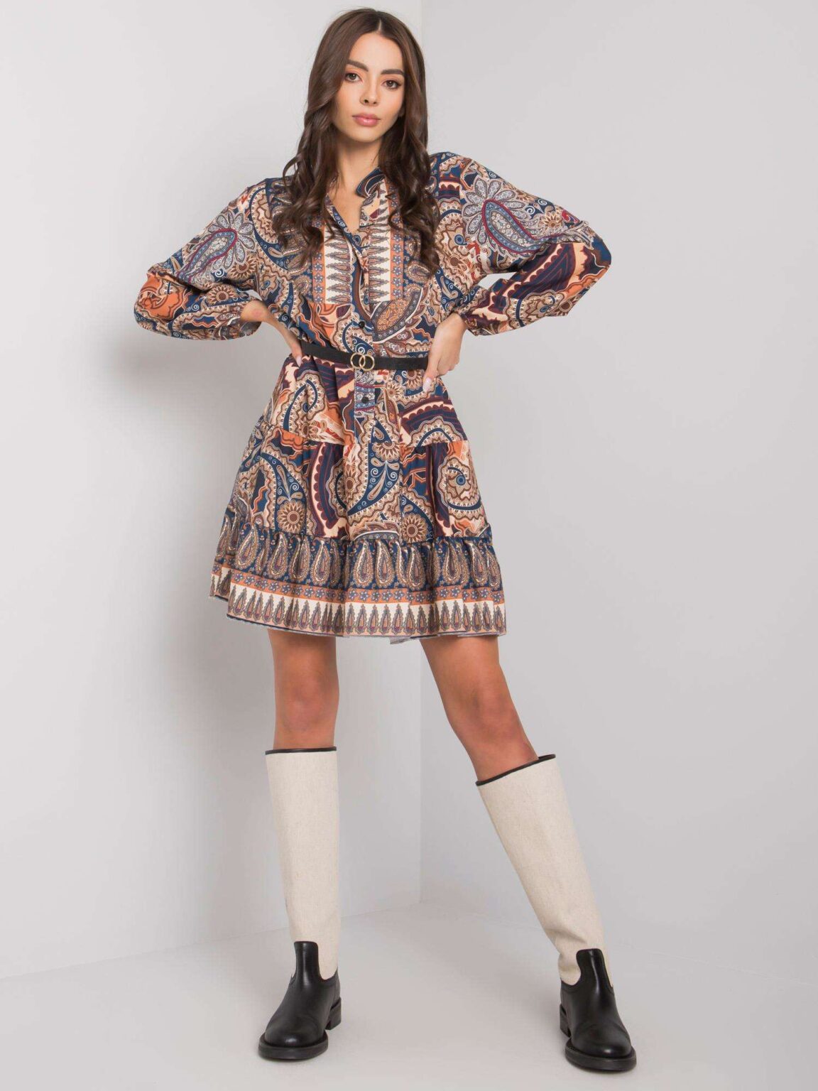 Dress-DHJ-SK-15053.61-dark blue