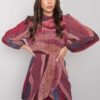 Dress-DHJ-SK-15265.90-burgundy