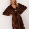Dress-DHJ-SK-19890.86P-brown